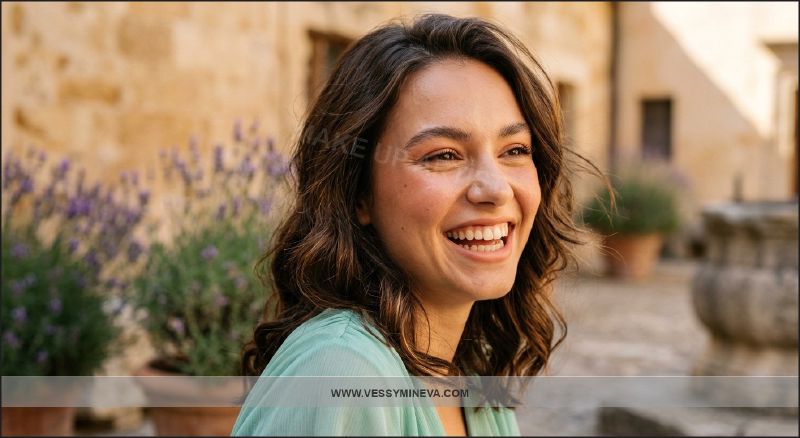 Нежен абитуриентски грим с топли тонове – мека и женствена визия за бал