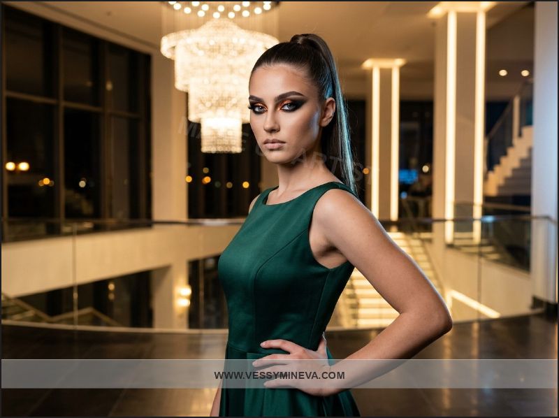 Bold prom makeup — the final look, ready for prom night