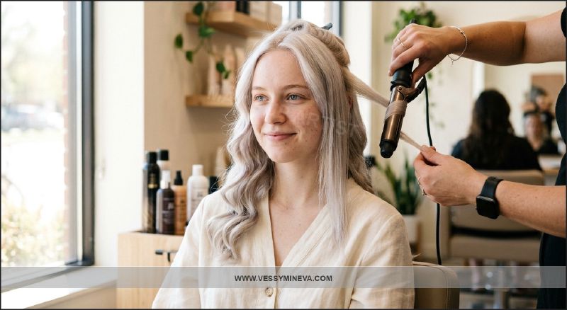 Makeup artist working at a prom client’s home — professional preparation for the big night