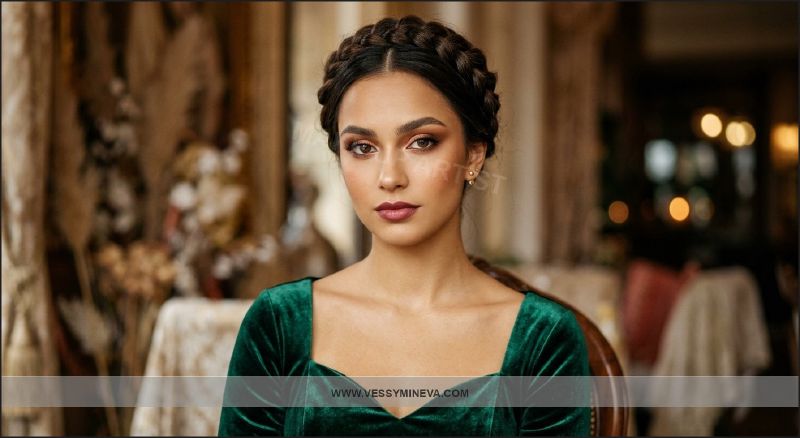 Soft makeup for a pastel prom dress – pink, lavender, and mint