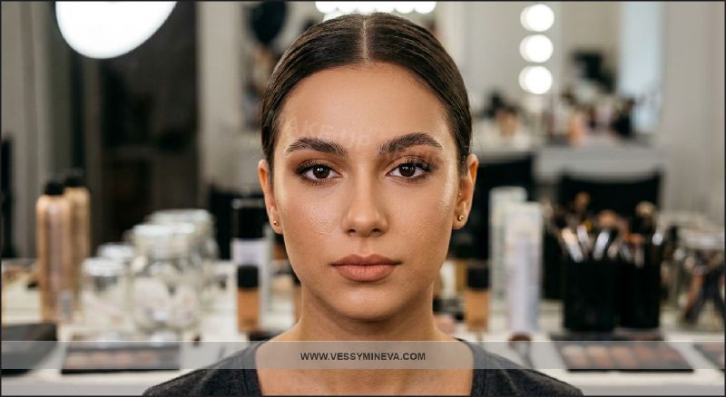 Double setting for oily skin — powder plus long-wear spray