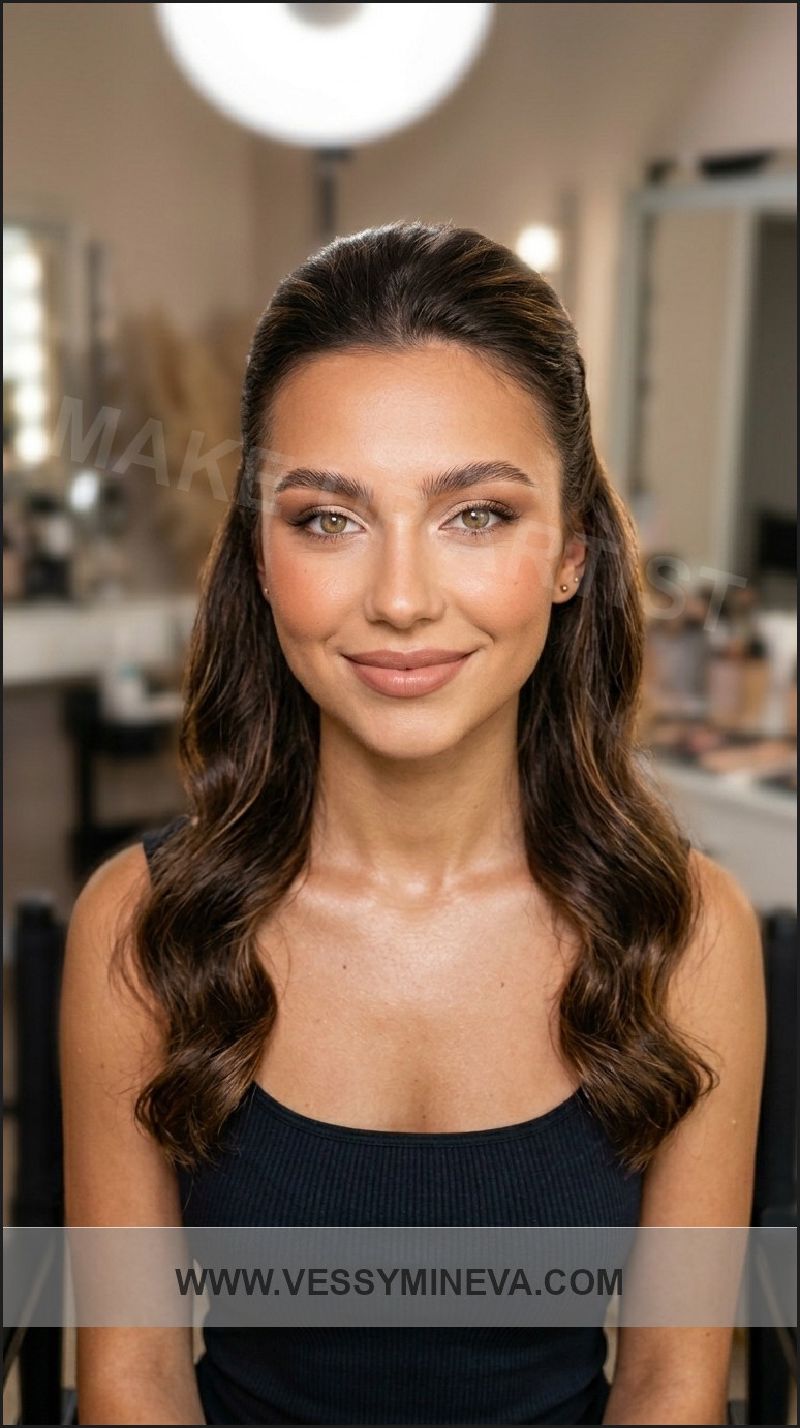 Perfect prom makeup — a finished look after proper skin preparation