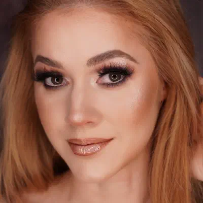 Абитуриентски грим — топъл гламурен вечерен грим